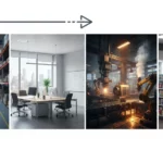 Lokalerna formar företagets framgång Illustration som visar olika typer av företagslokaler, såsom lager, kontor och butik, anpassade efter verksamhetens art.