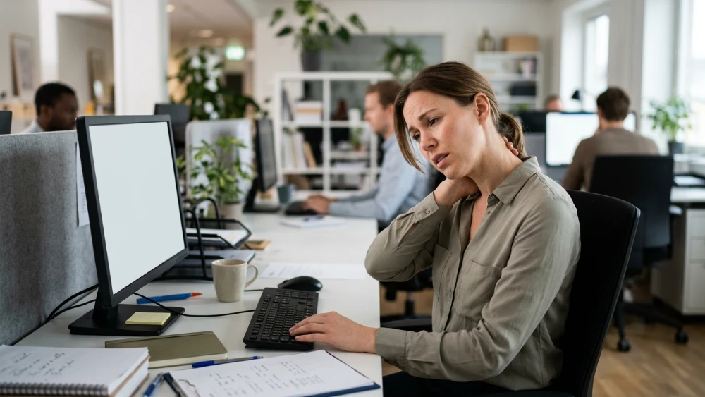 Skapa en ergonomisk arbetsplats i kontorslandskapet